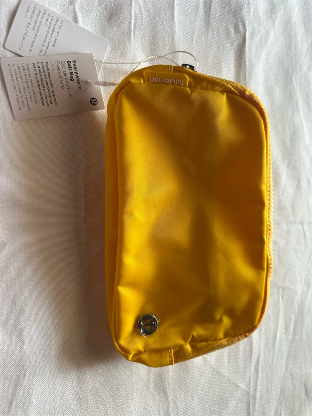 lululemon athletica Bright Yellow Cosmetic Pouch